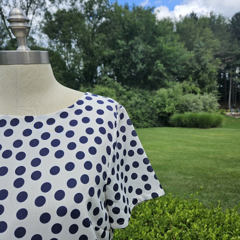 J. Crew Factory Polka Dot Gallery Dress - Picture 3 of 7